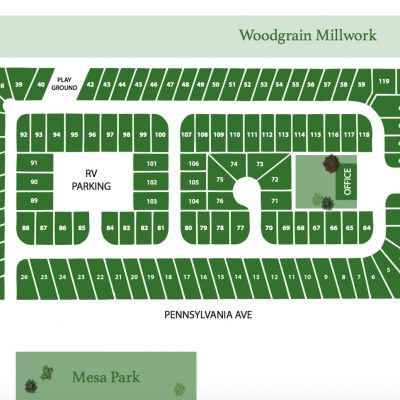 Desert Rose Estates - Site map